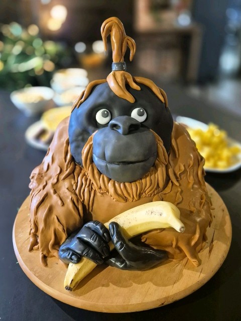 orangutan cake